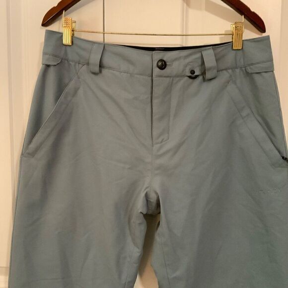 Volcom Blue Green Women’s Frochickie Insulated Ski Snow Pant Medium - Picture 3 of 14